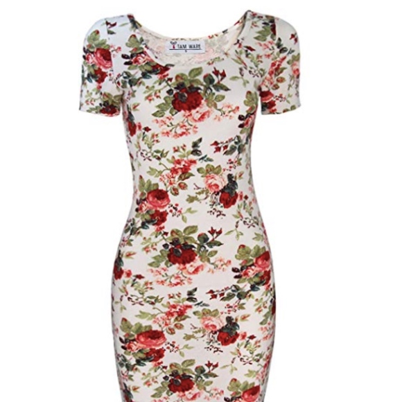 Floral Midi Dress - Picture 1 of 2